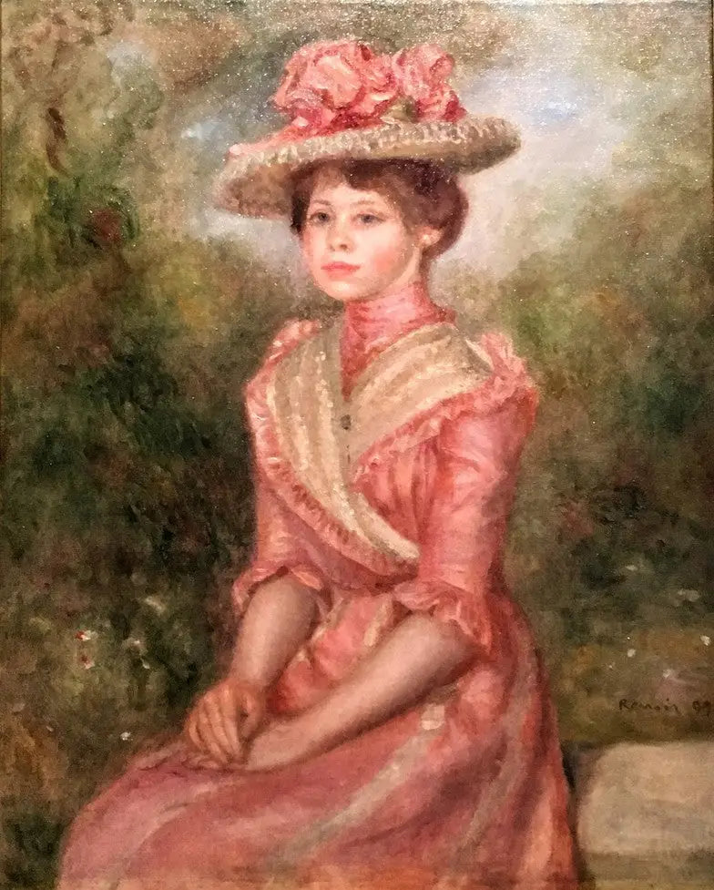 Pembe Yvonne - Pierre-Auguste Renoir