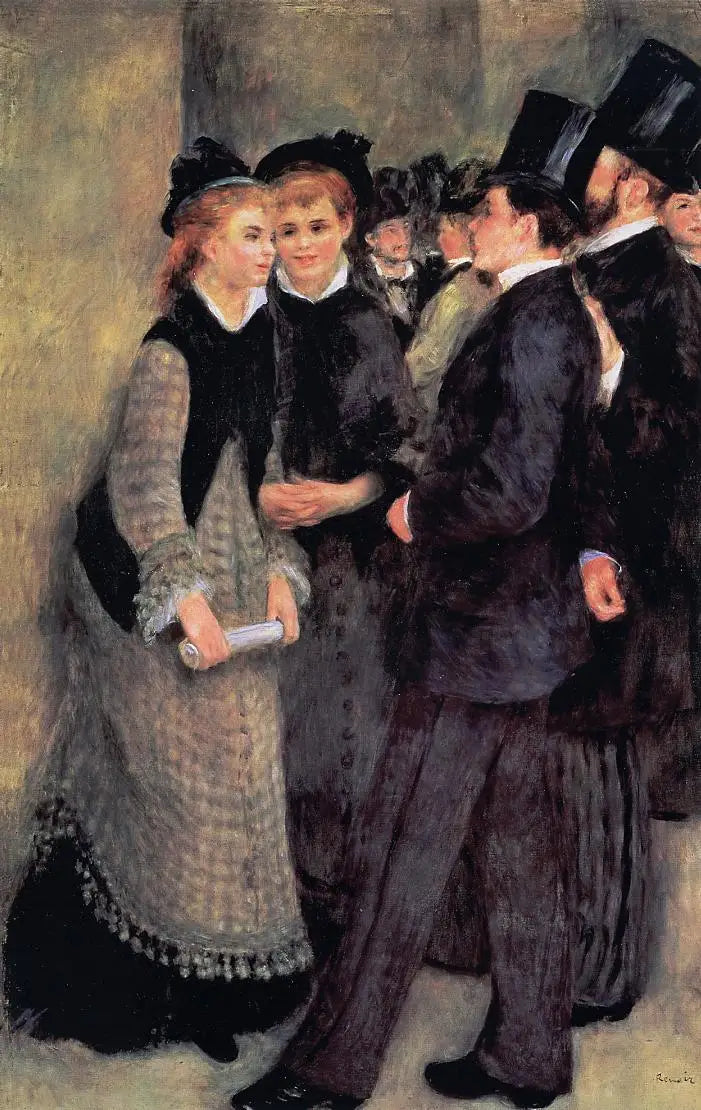 Konservatuvarın Çıkışı - Pierre-Auguste Renoir