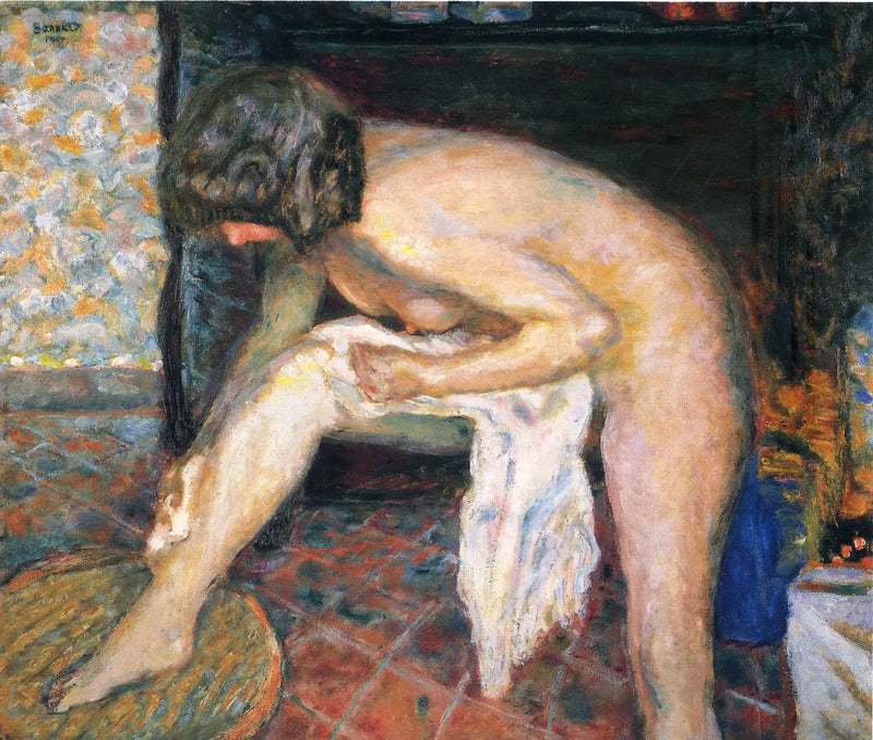 Eğilmiş Kadın - Pierre Bonnard