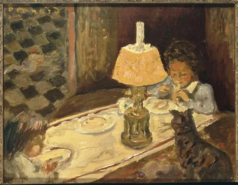 çocukların öğle yemeği - Pierre Bonnard