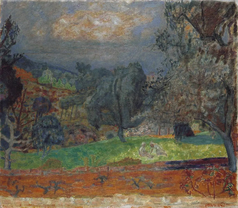 Gün batımında manzara. Le Cannet - Pierre Bonnard