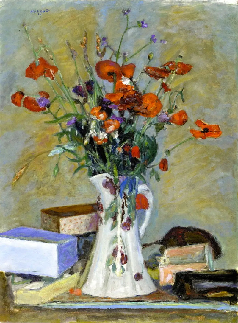 Gelincikler ve Otlar - Pierre Bonnard