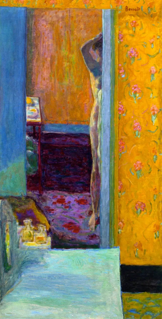 İç mekanda çıplak - Pierre Bonnard