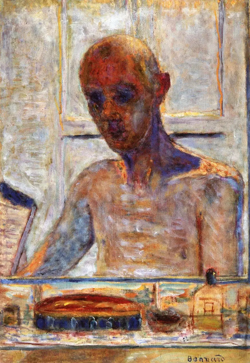 Tuvalet odasındaki ayna ile otoportre - Pierre Bonnard