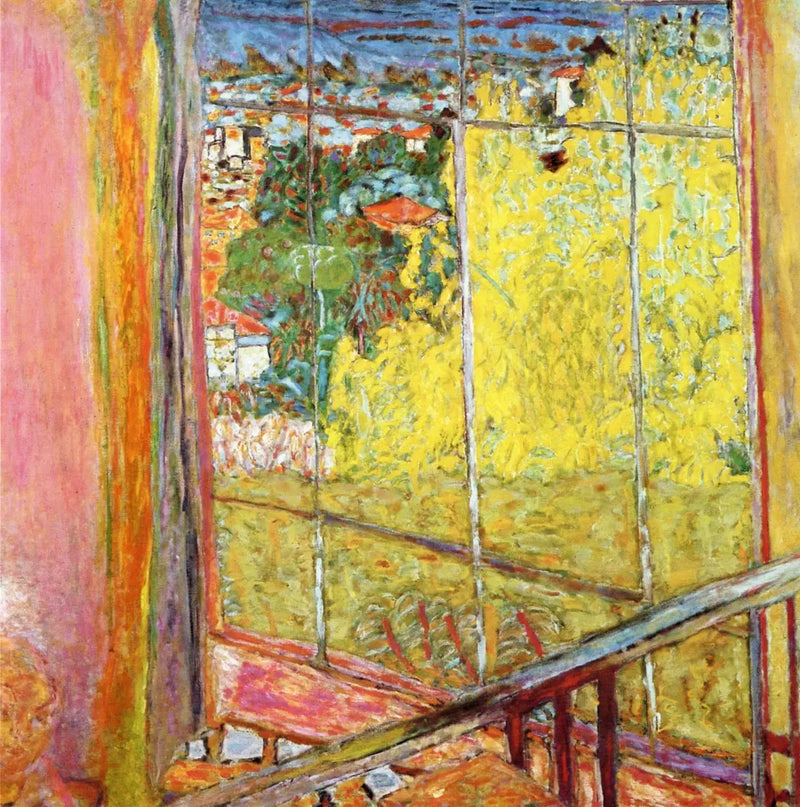 Mimosa ile Atölye - Pierre Bonnard