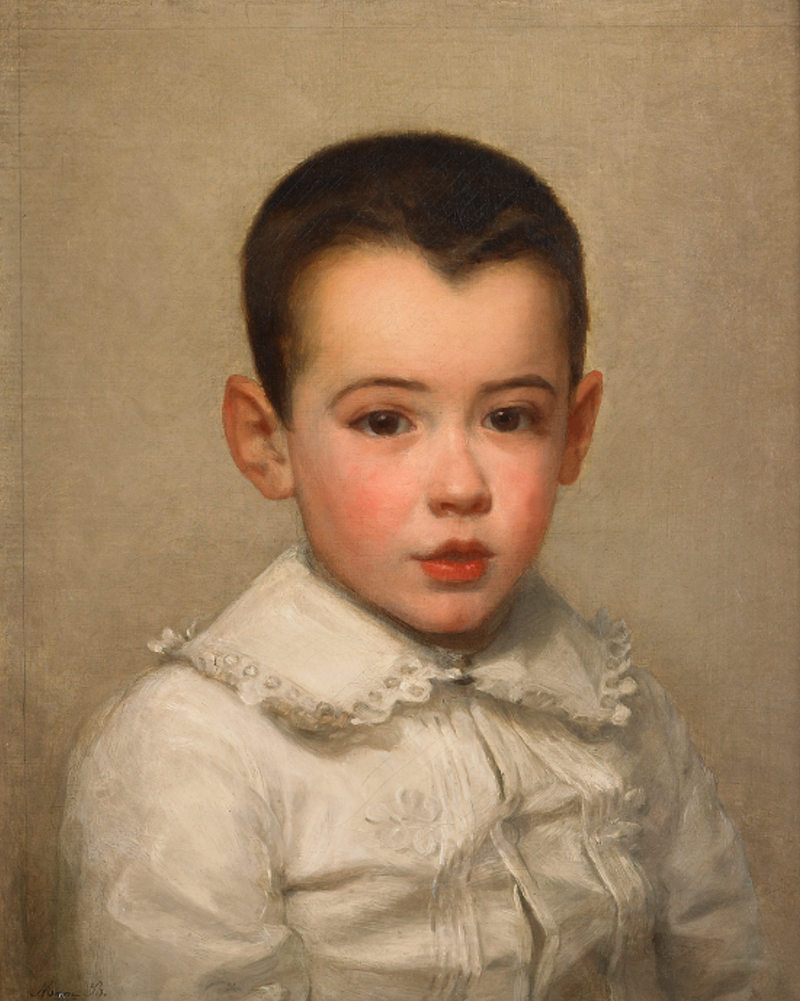 Pierre Bracquemond çocuk portresi - Marie Bracquemond