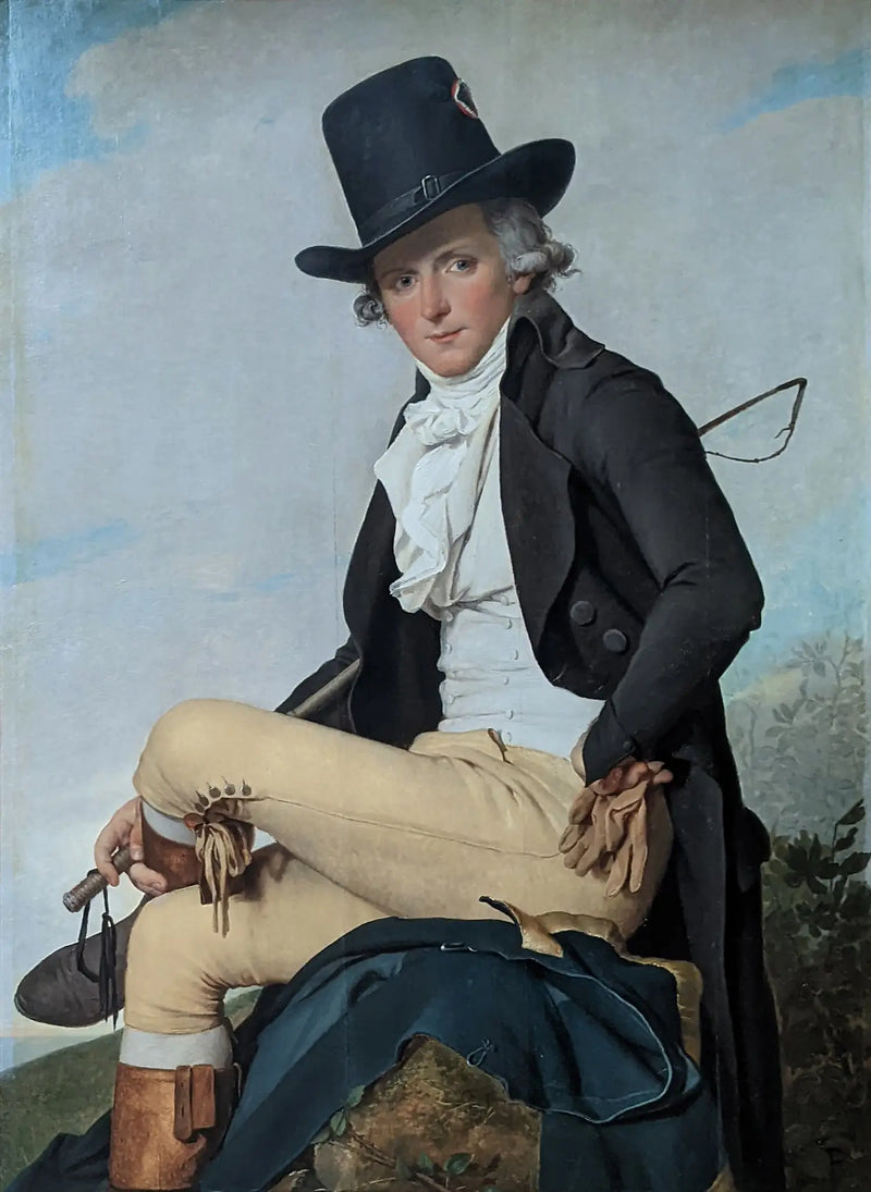 Pierre Sériziat Portresi - Jacques-Louis David