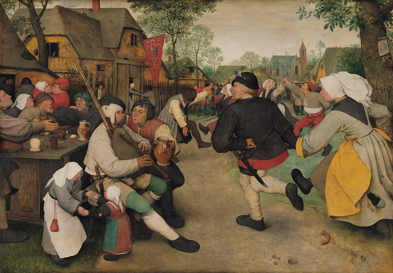 Köylülerin Dansı - Pieter Brueghel the Elder