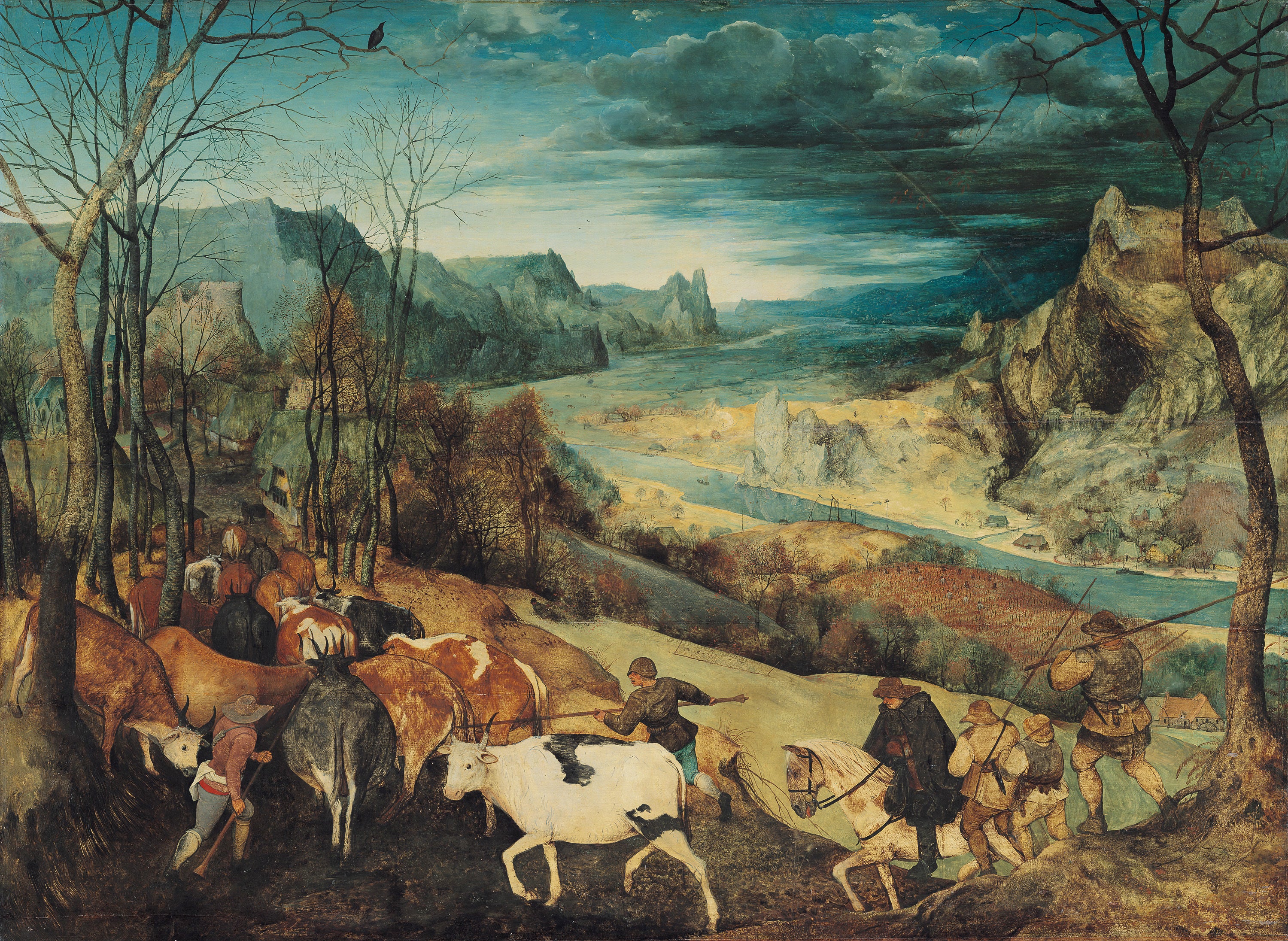 Sürülerin Girişi - Pieter Brueghel the Elder
