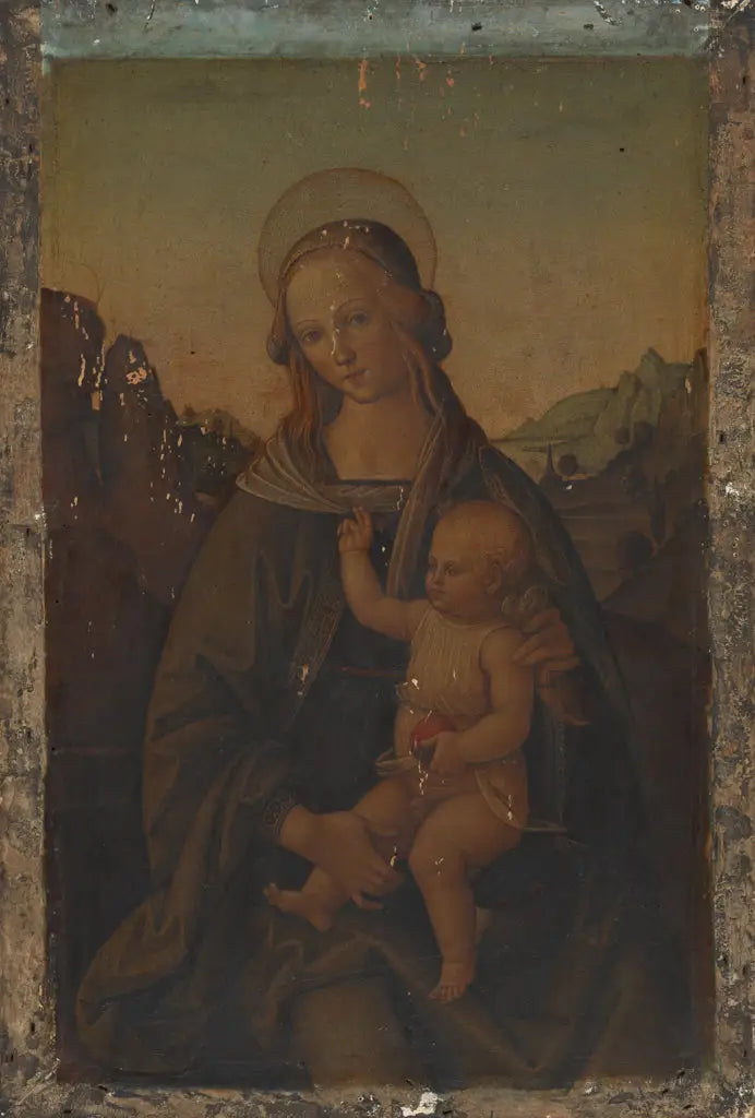 İsa Çocukluğuyla Bakire - Pietro Perugino