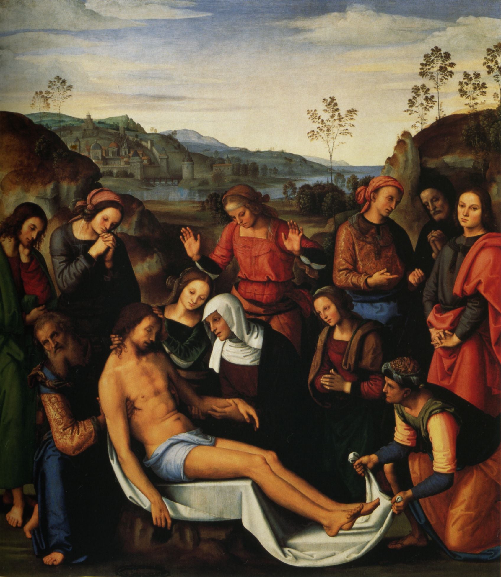 Lamentation du Christ - Pietro Perugino