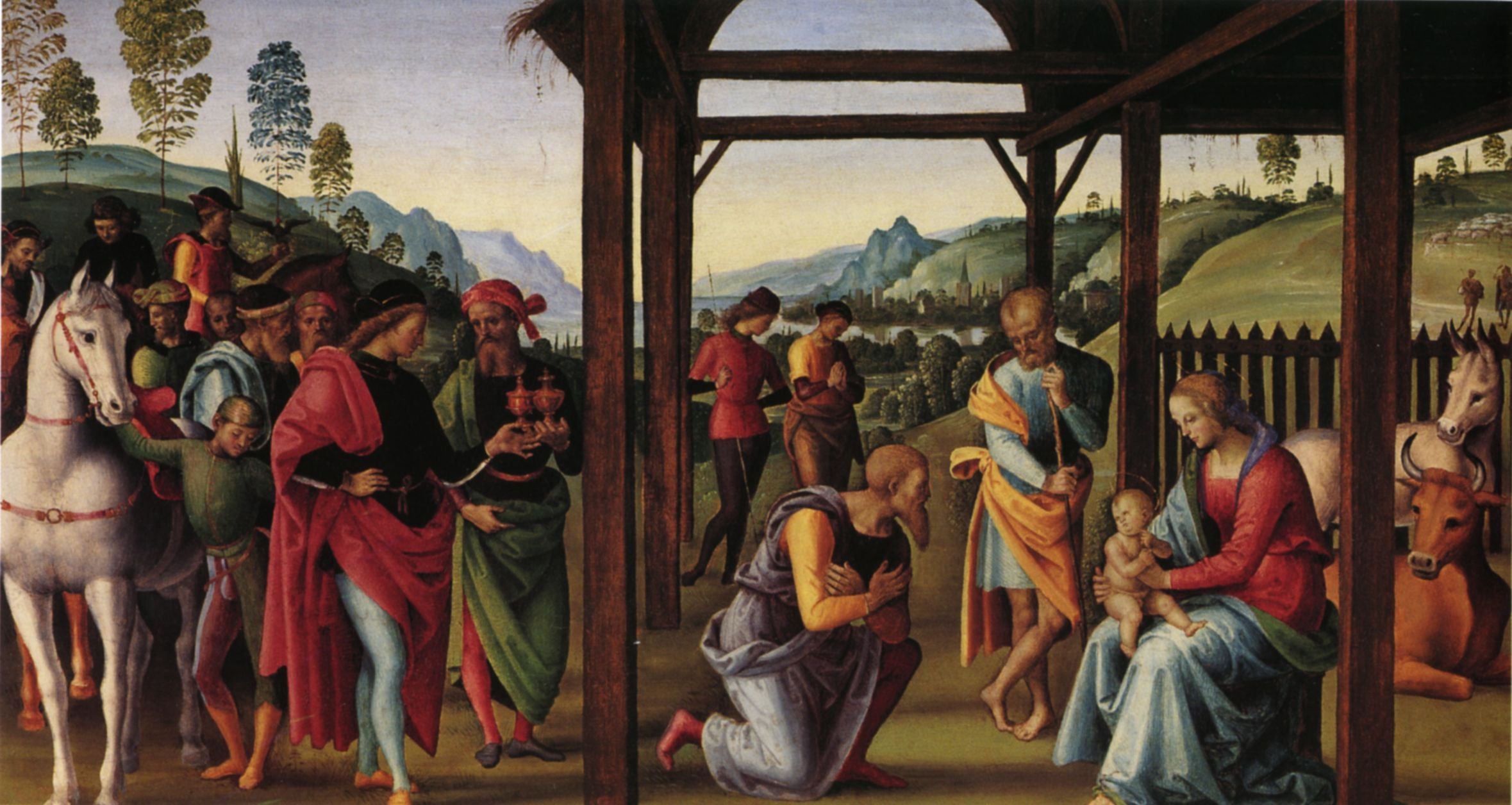 L'Adoration des mages - Pietro Perugino