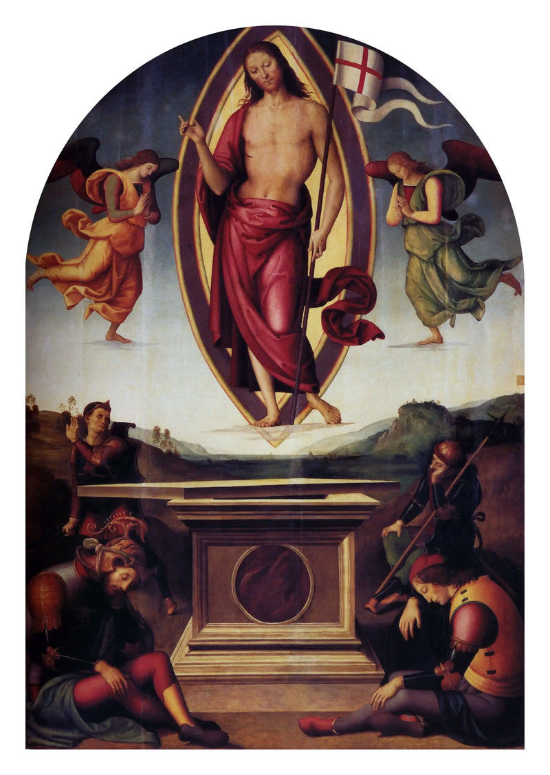 San Francesco al Prato'nun Dirilişi - Pietro Perugino