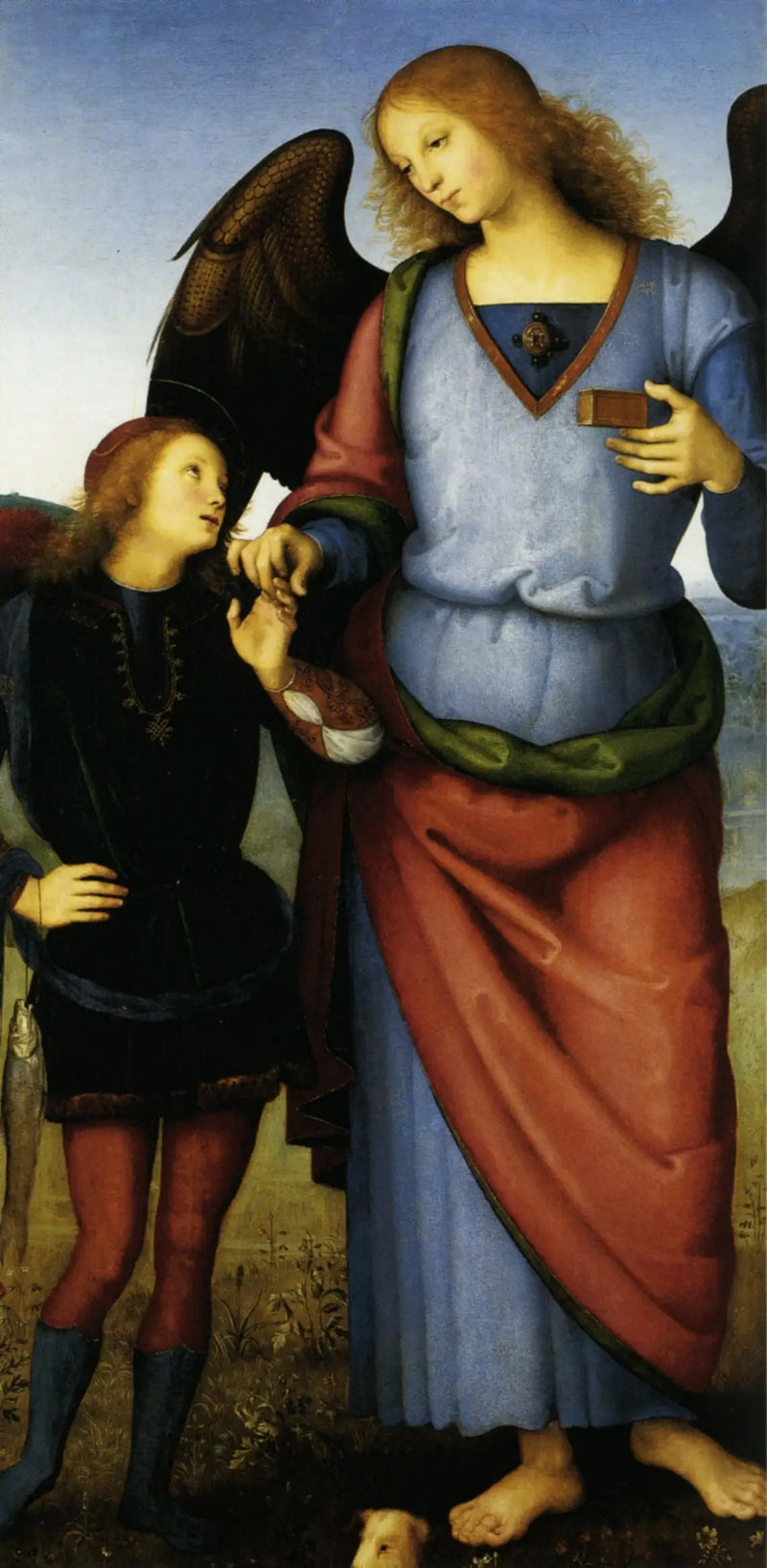 Başmelek Raphael ve Tobit - Pietro Perugino