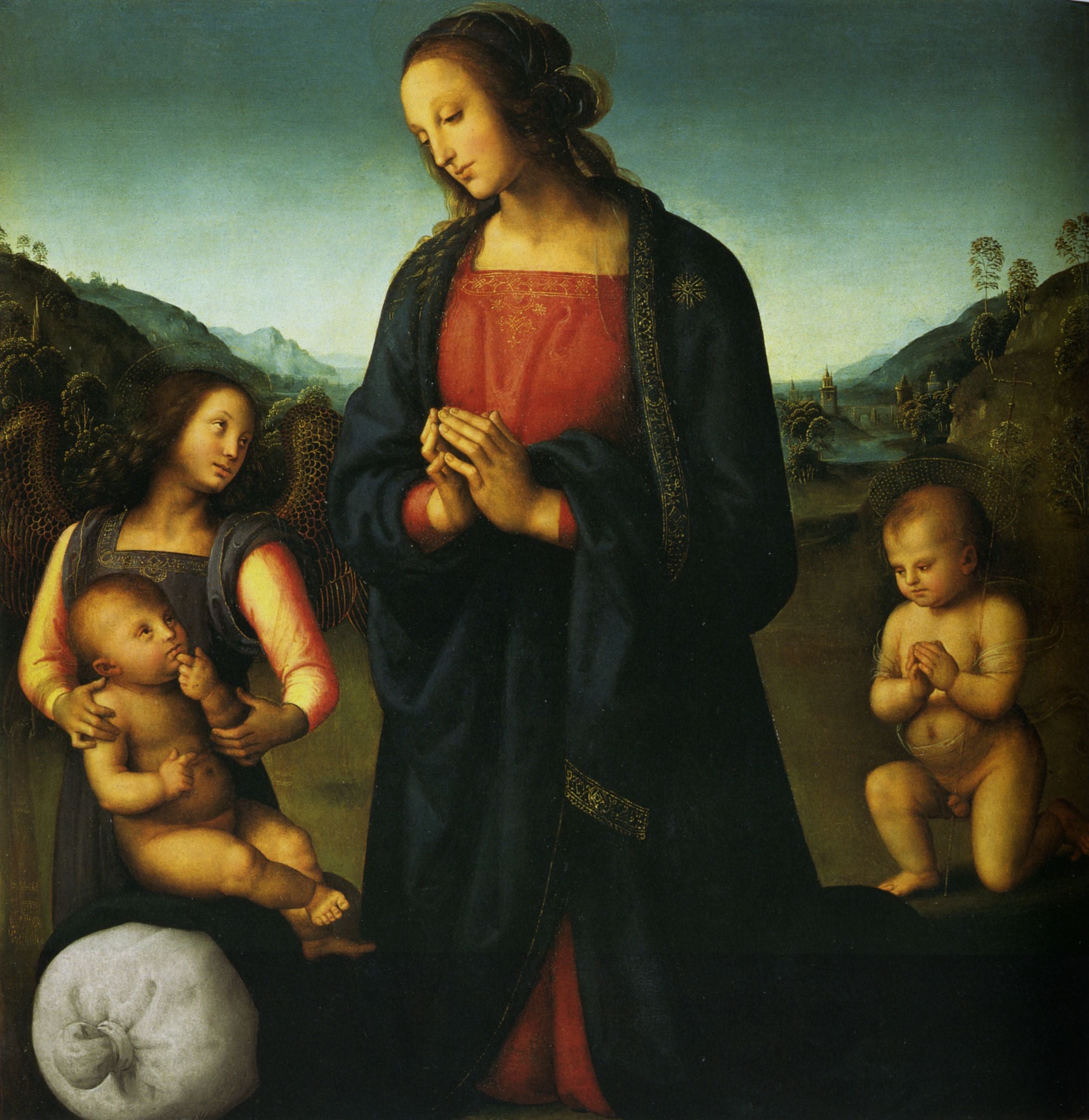 La Vierge au sac - Pietro Perugino