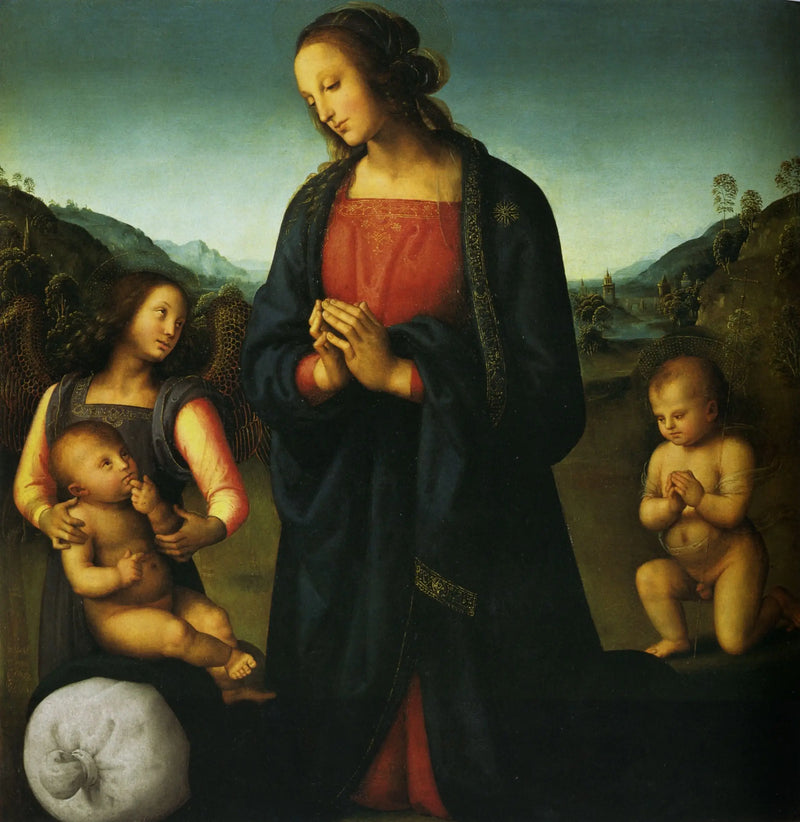 Bakire Çanta ile - Pietro Perugino