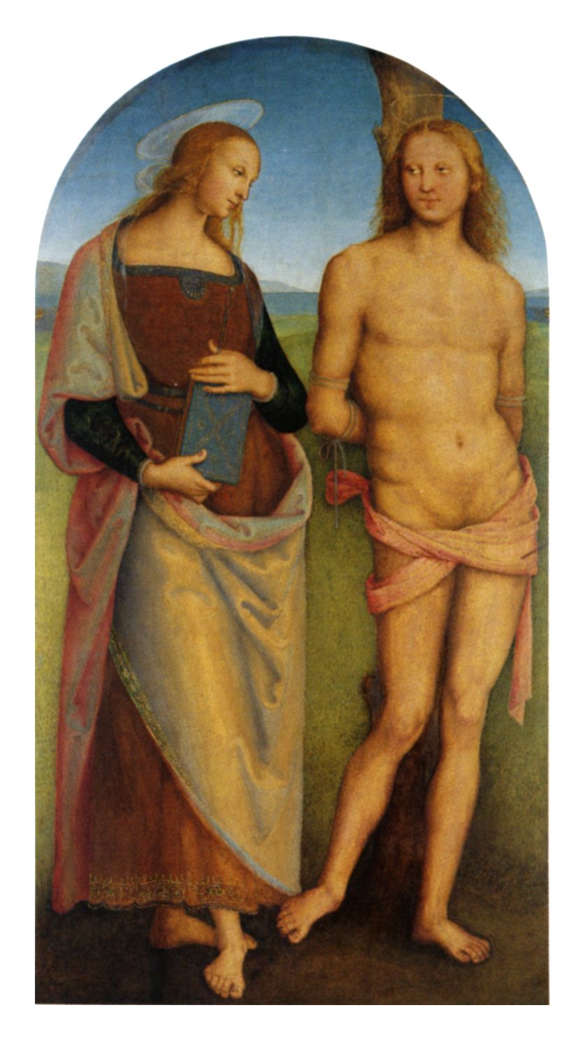 Saint Sébastien et Sainte Apolline - Pietro Perugino