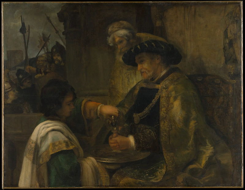 Pilatus ellerini yıkıyor - Rembrandt