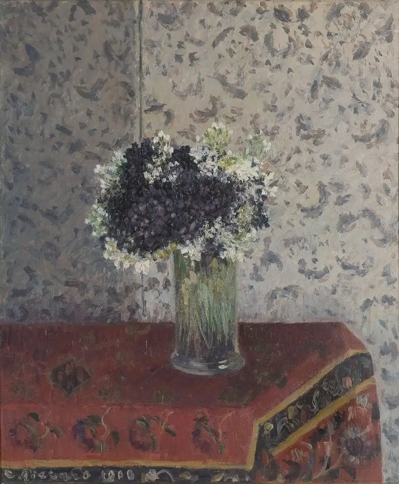 Menekşe Buketi - Camille Pissarro