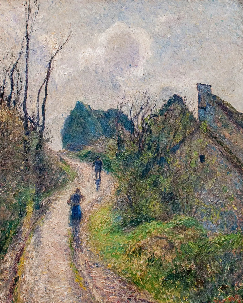 Osny'deki Ravinière Yolu - Camille Pissarro