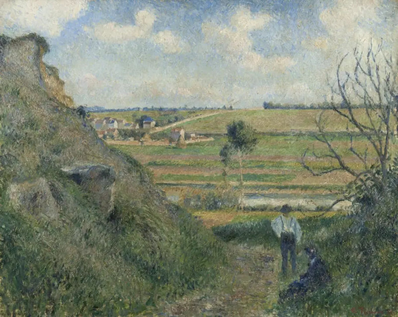 Derin yol, Épluches manzarası - Camille Pissarro
