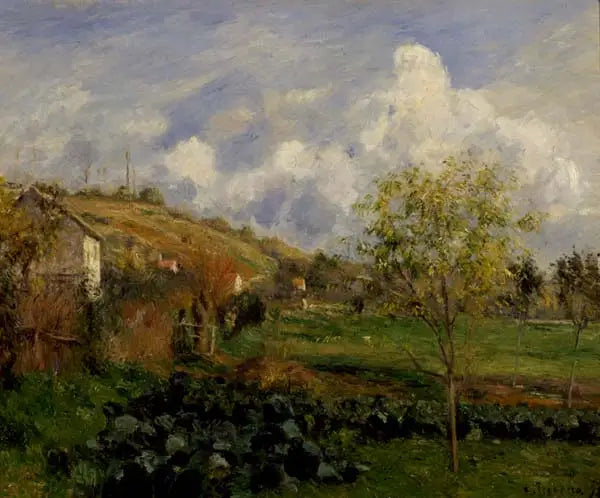 Pontoise Yakınındaki Manzara - Camille Pissarro