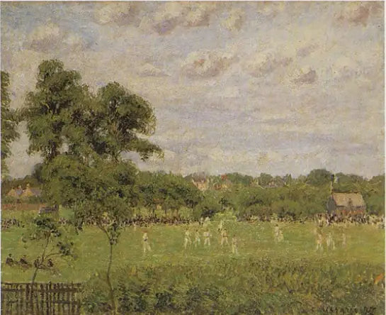 Bedford Park'ta Kriket, Londra - Camille Pissarro