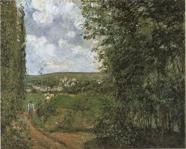 Gratte-Coqs Kıyısı'ndan Manzara, Pontoise - Camille Pissarro