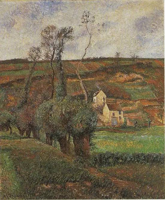 Pontoise'daki Lézard Koyu - Camille Pissarro