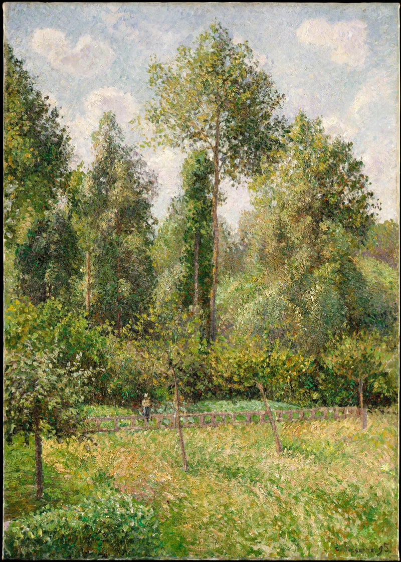 Poplarlar, Éragny - Camille Pissarro