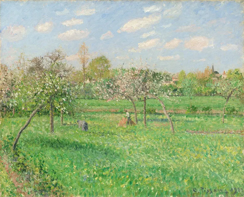 Bahar, sabah, güneş, Éragny - Camille Pissarro