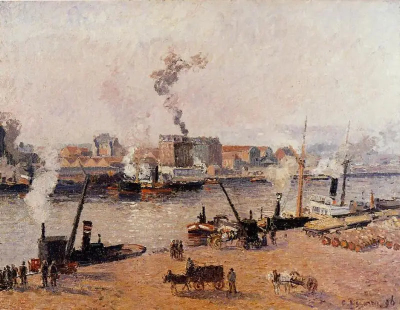Sisli sabah, Rouen - Camille Pissarro