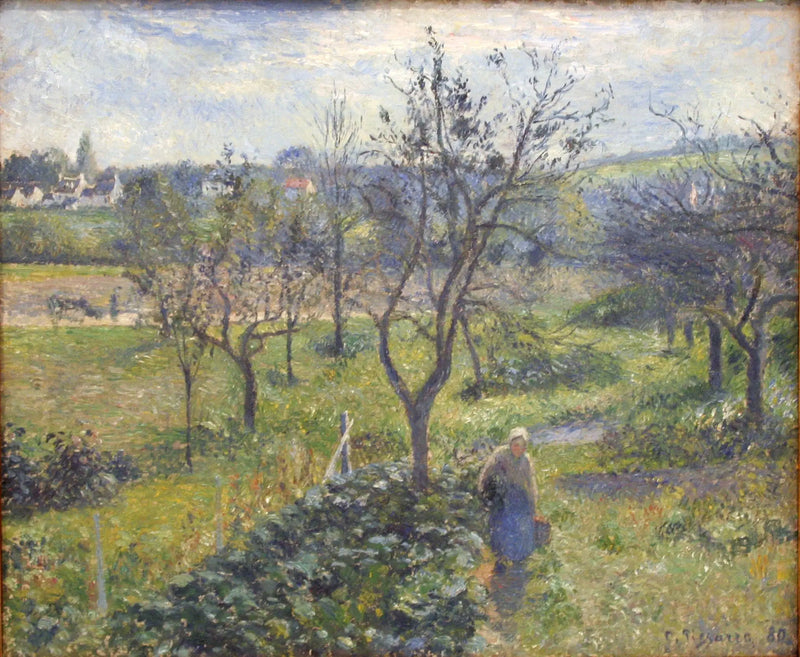 Valhermeil Bahçeleri, Auvers-sur-Oise - Camille Pissarro