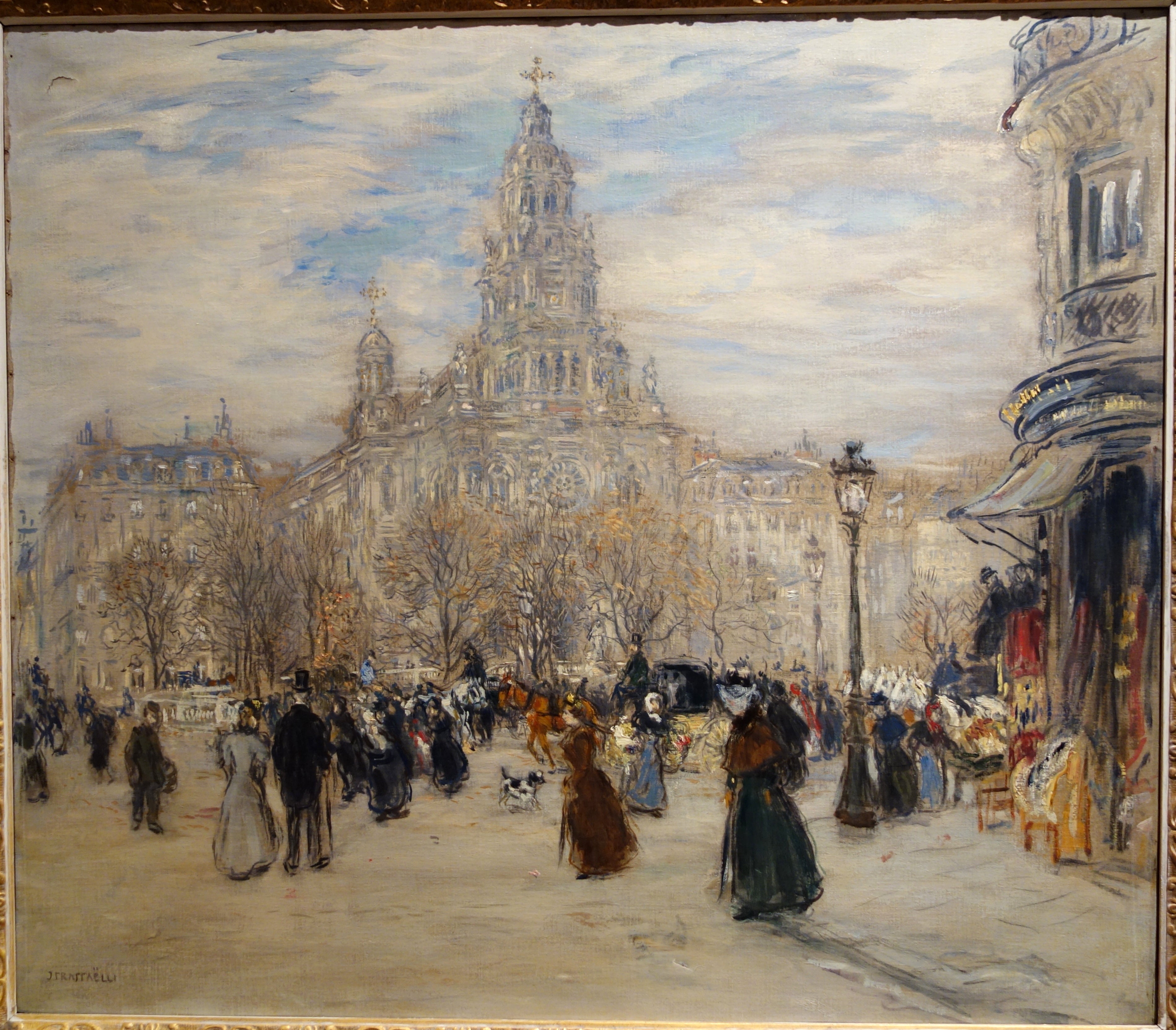 Place Saint-Augustin - Jean-François Raffaëlli