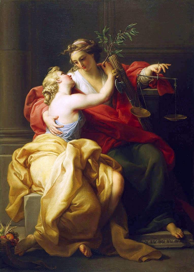Barış ve Adalet - Pompeo Batoni