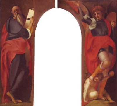 Saint Jean l’Évangéliste et l’Archange Michel - Pontormo - Alpha Reproduction