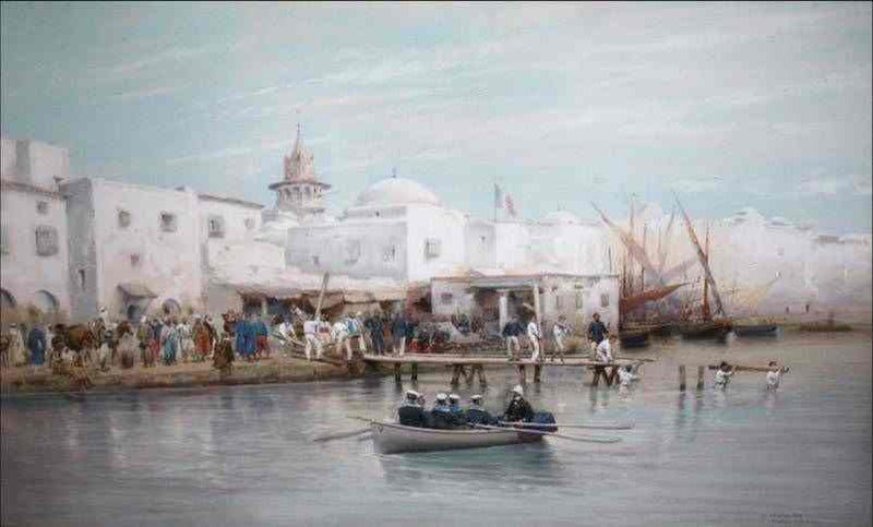 Bizerte Limanı - Édouard Detaille