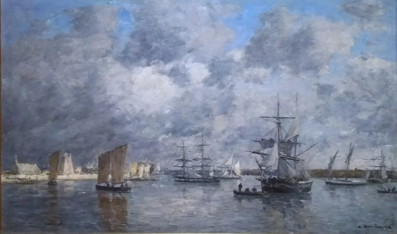Camaret Limanı - Eugène Boudin