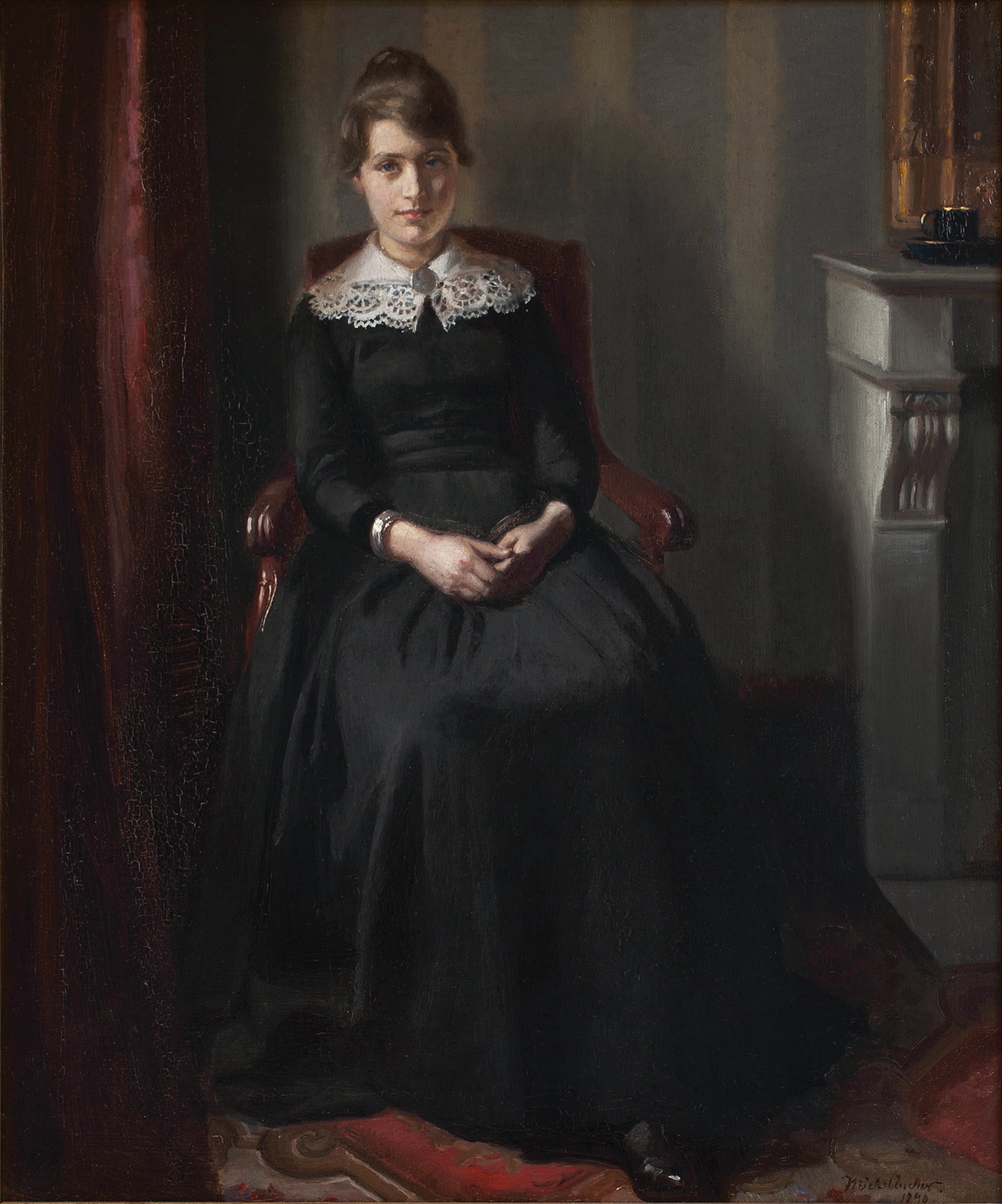 Portrait de Marie Triepcke - Michael Peter Ancher - Alpha Reproduction