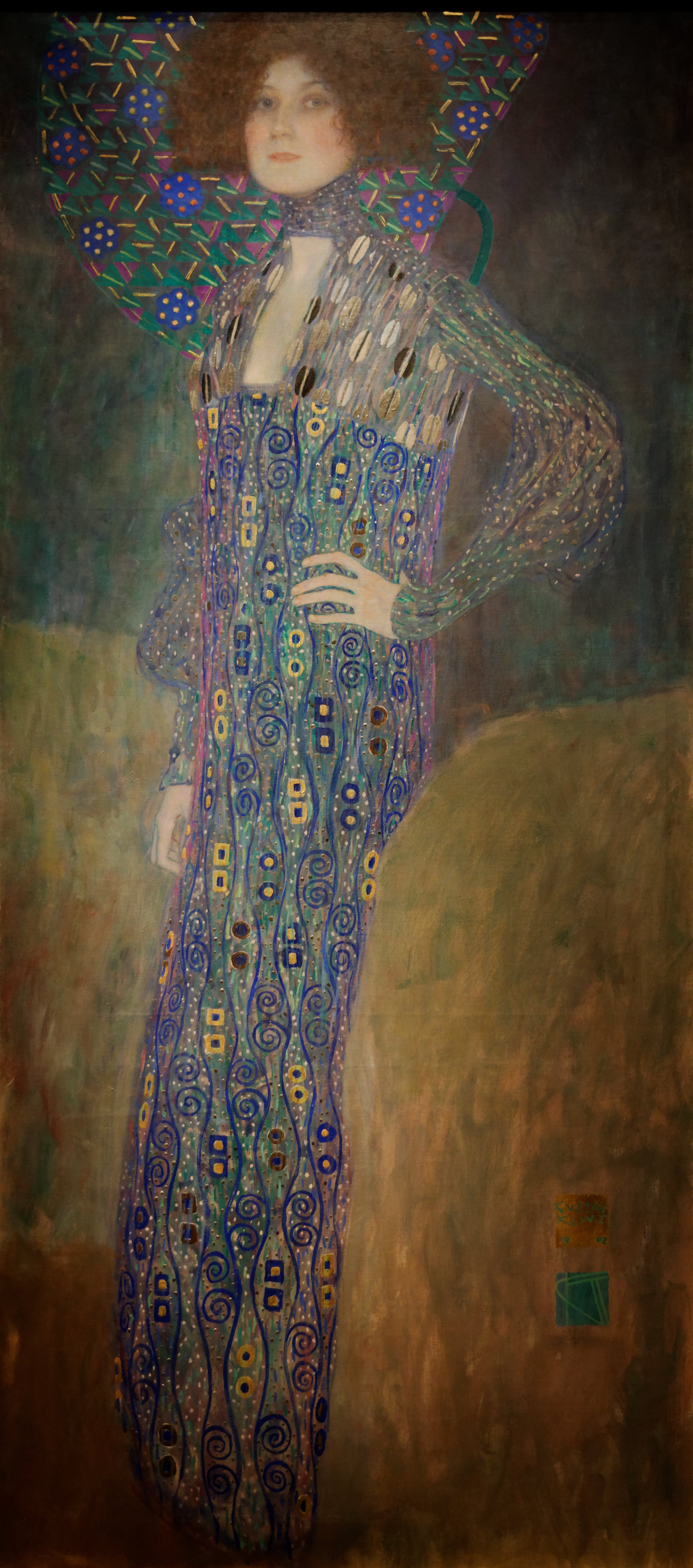 Reproduction du tableau « Portrait d'Emilie Flöge - Gustav Klimt » par Alpha Reproduction en peinture à l’huile