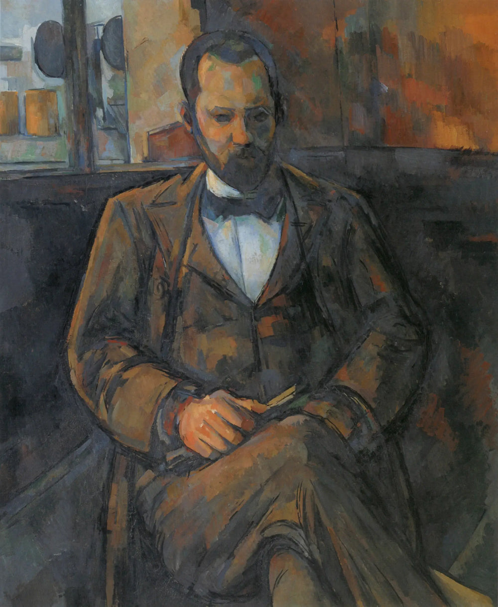Reproduction du tableau « Portrait d'Ambroise Vollard - Paul Cézanne » par Alpha Reproduction en peinture à l’huile
