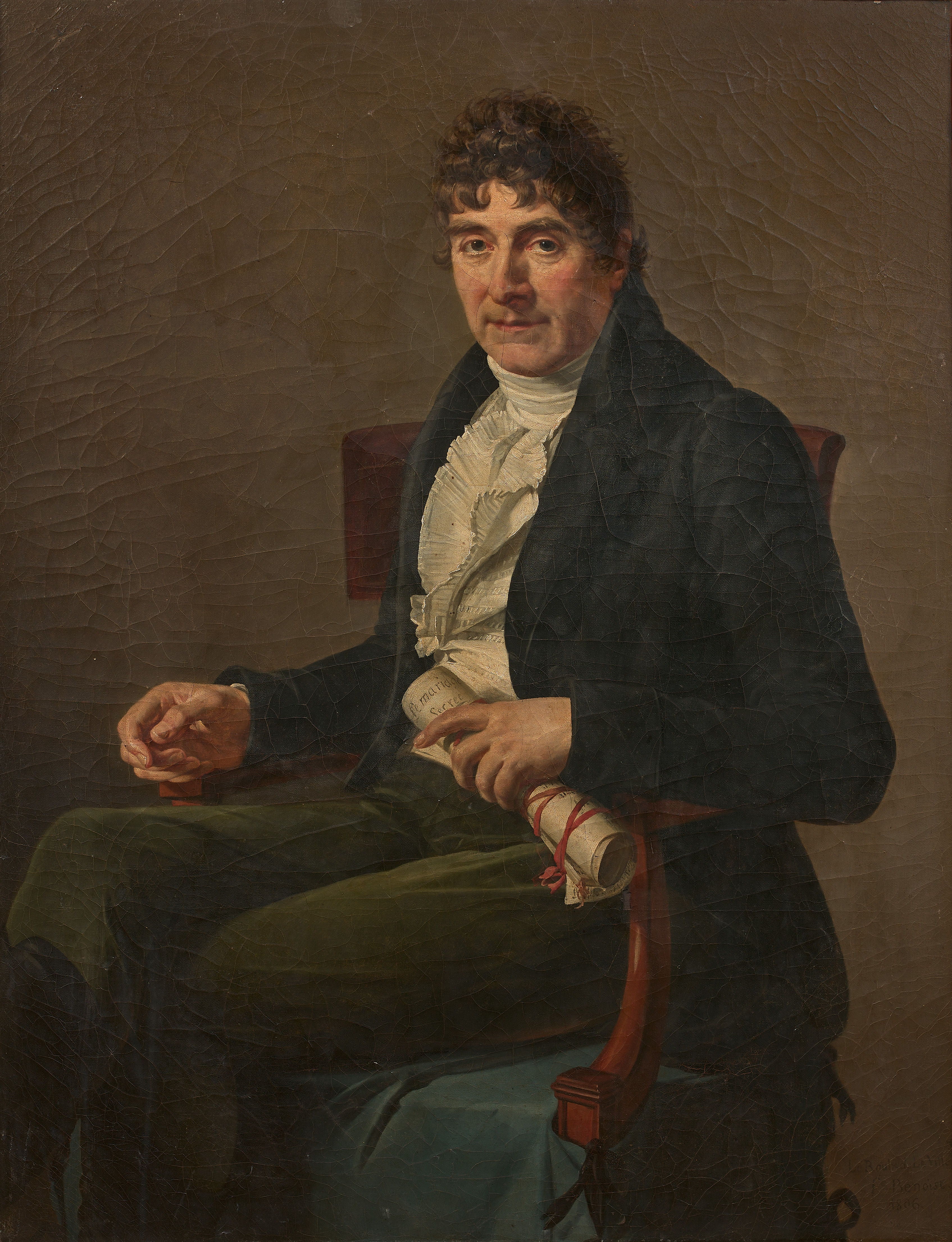 Portrait de Jean-Louis Brousse-Desfaucherets - Marie-Guillemine Benoist