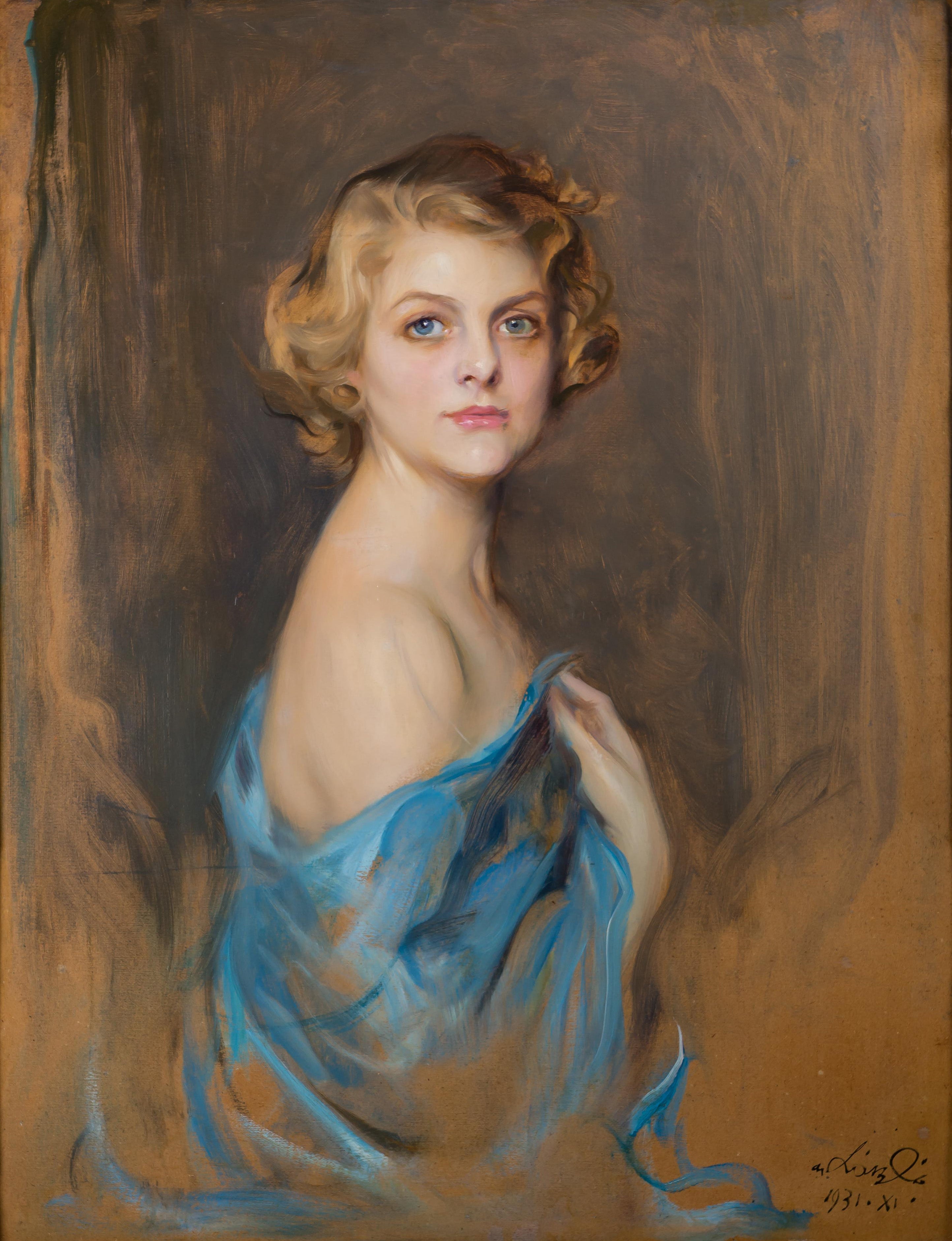 Portrait d'Anita Strawbridge, Mme Theodore P. Grosvenor - Philip de László