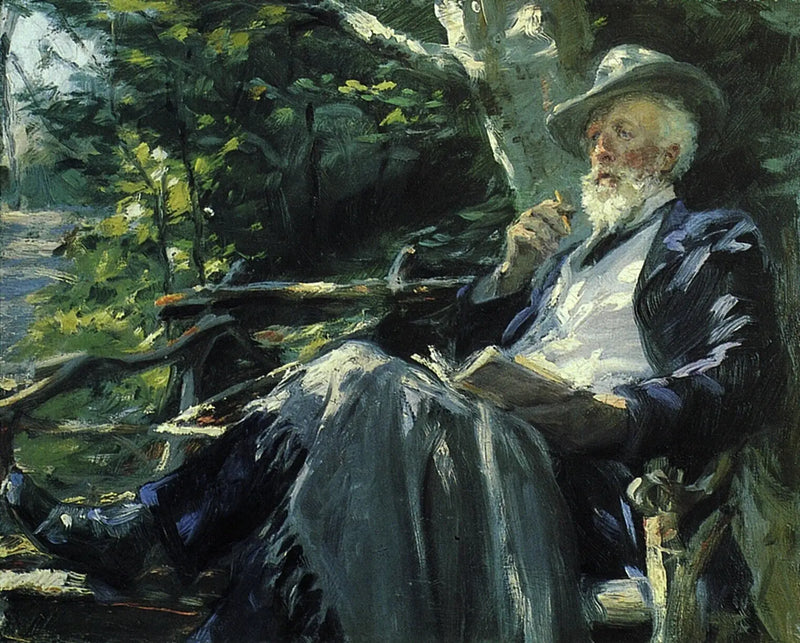 Holger Drachmann Portresi - Peder Severin Krøyer