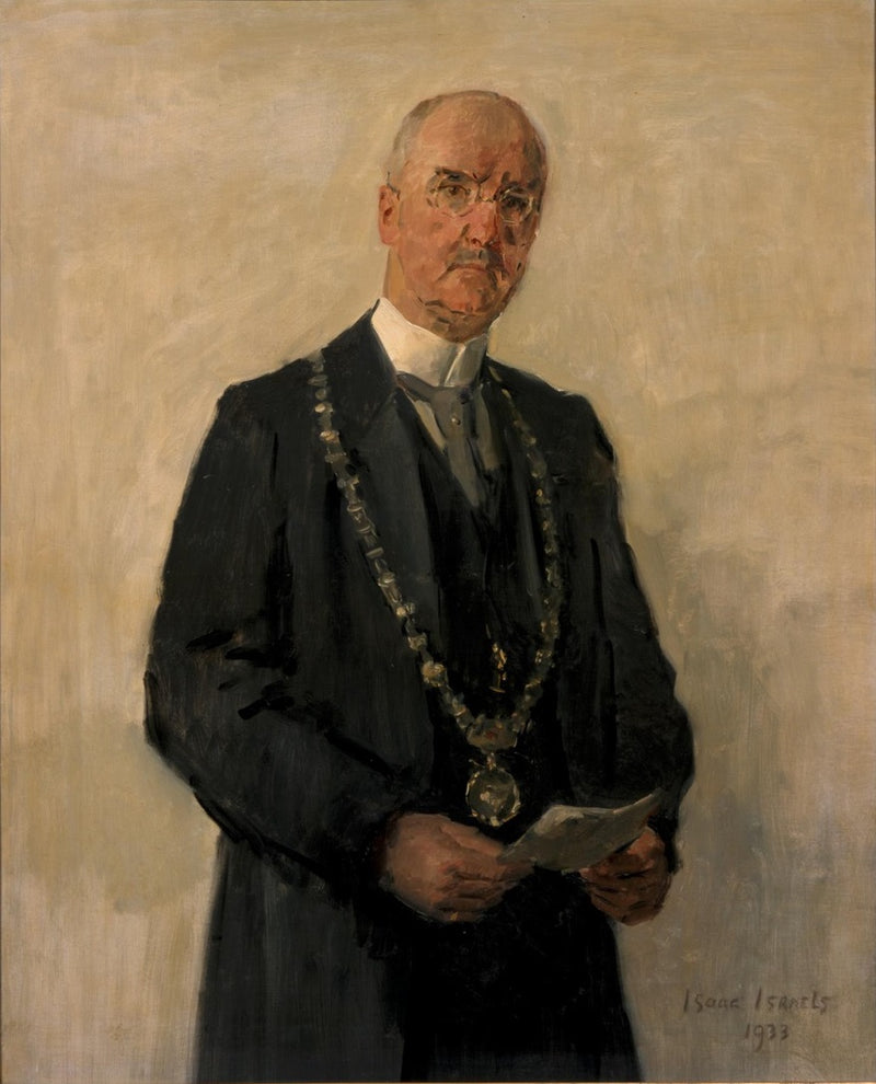 Joachimus Pieter Fockema Andreae Portresi (1879-1949), Utrecht Belediye Başkanı - Isaac Israëls