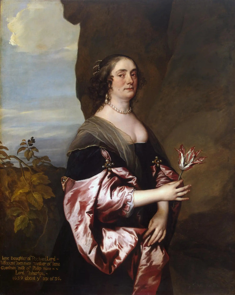Lady Jane Goodwin Portresi - Antoine van Dyck