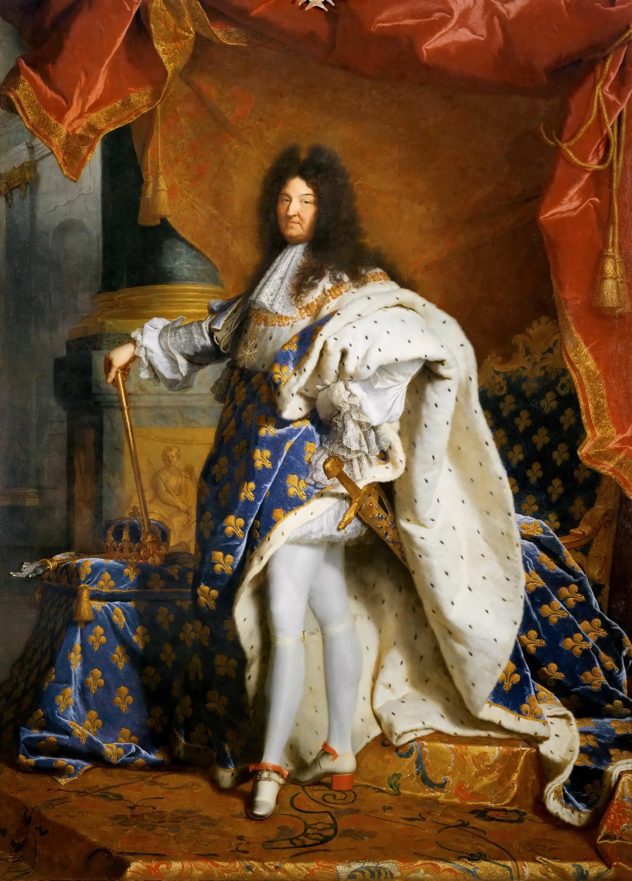 Louis XIV roi de France - Hyacinthe Rigaud - Alpha Reproduction