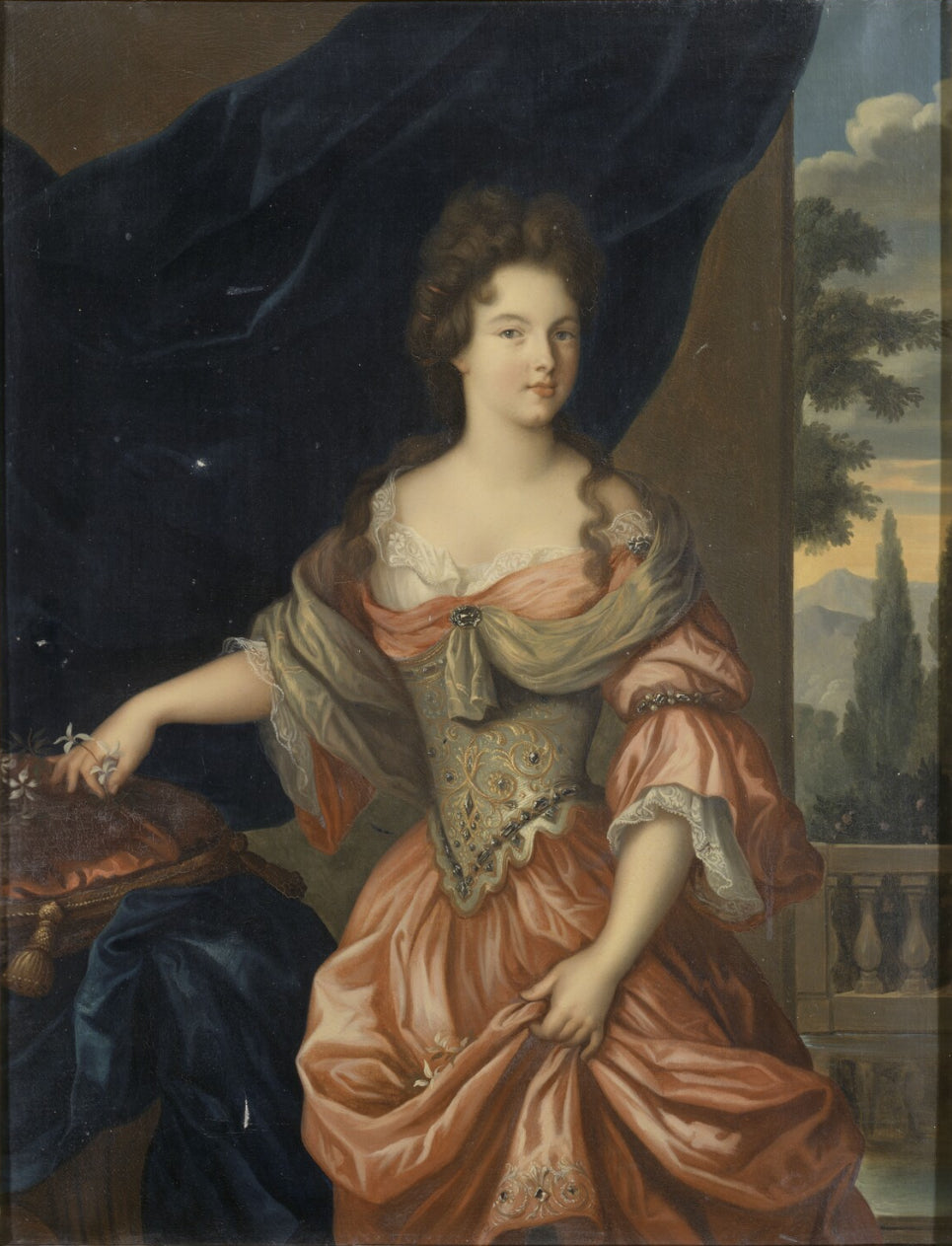 Marie-Anne de Bourbon, duchesse de Vendôme (1678-1718) - Hippolyte Flandrin