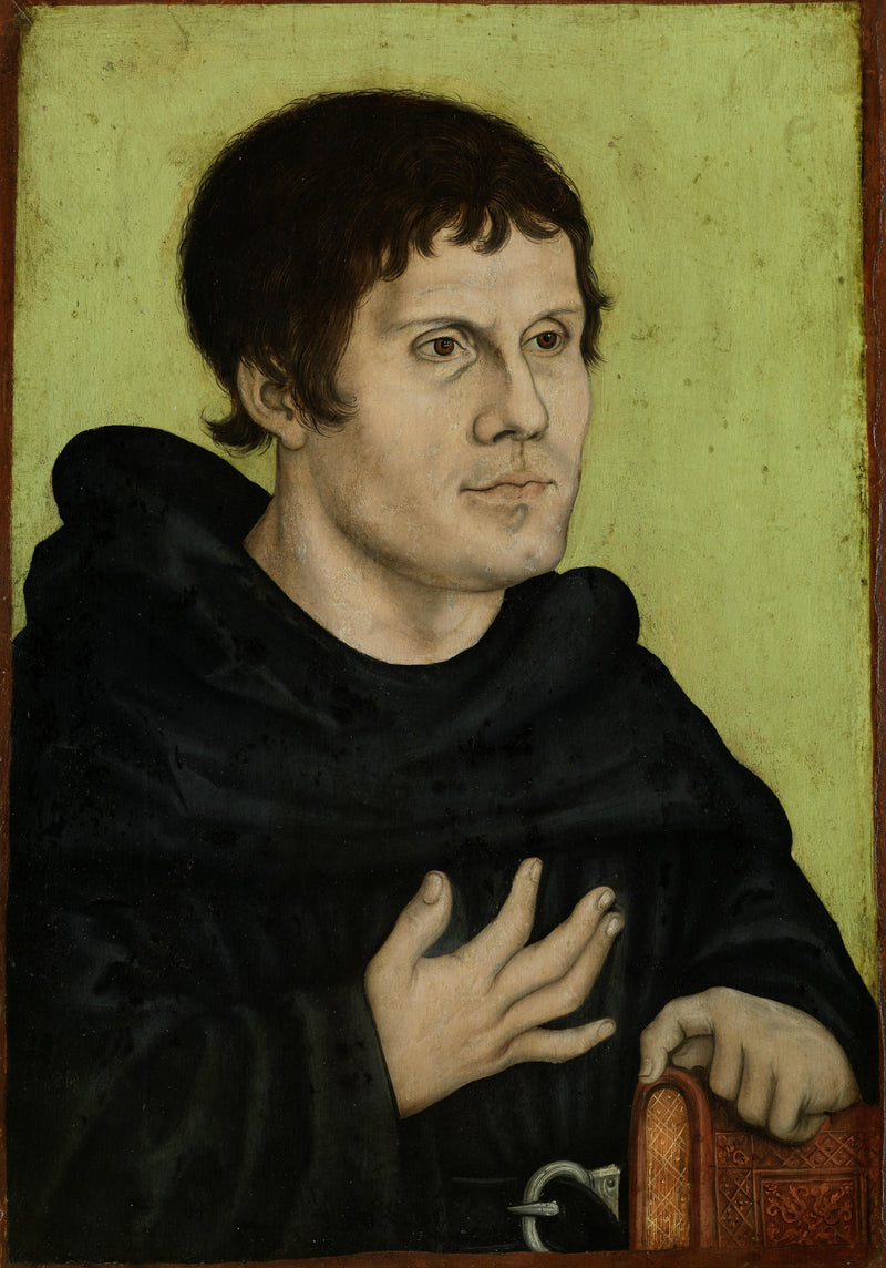 Martin Luther rahip Augustin - Lucas Cranach the Elder