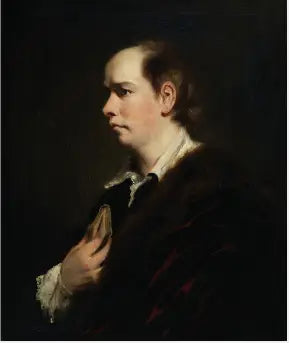 Oliver Goldsmith (1728-1774) Portresi, oyun yazarı ve yazar - Joshua Reynolds